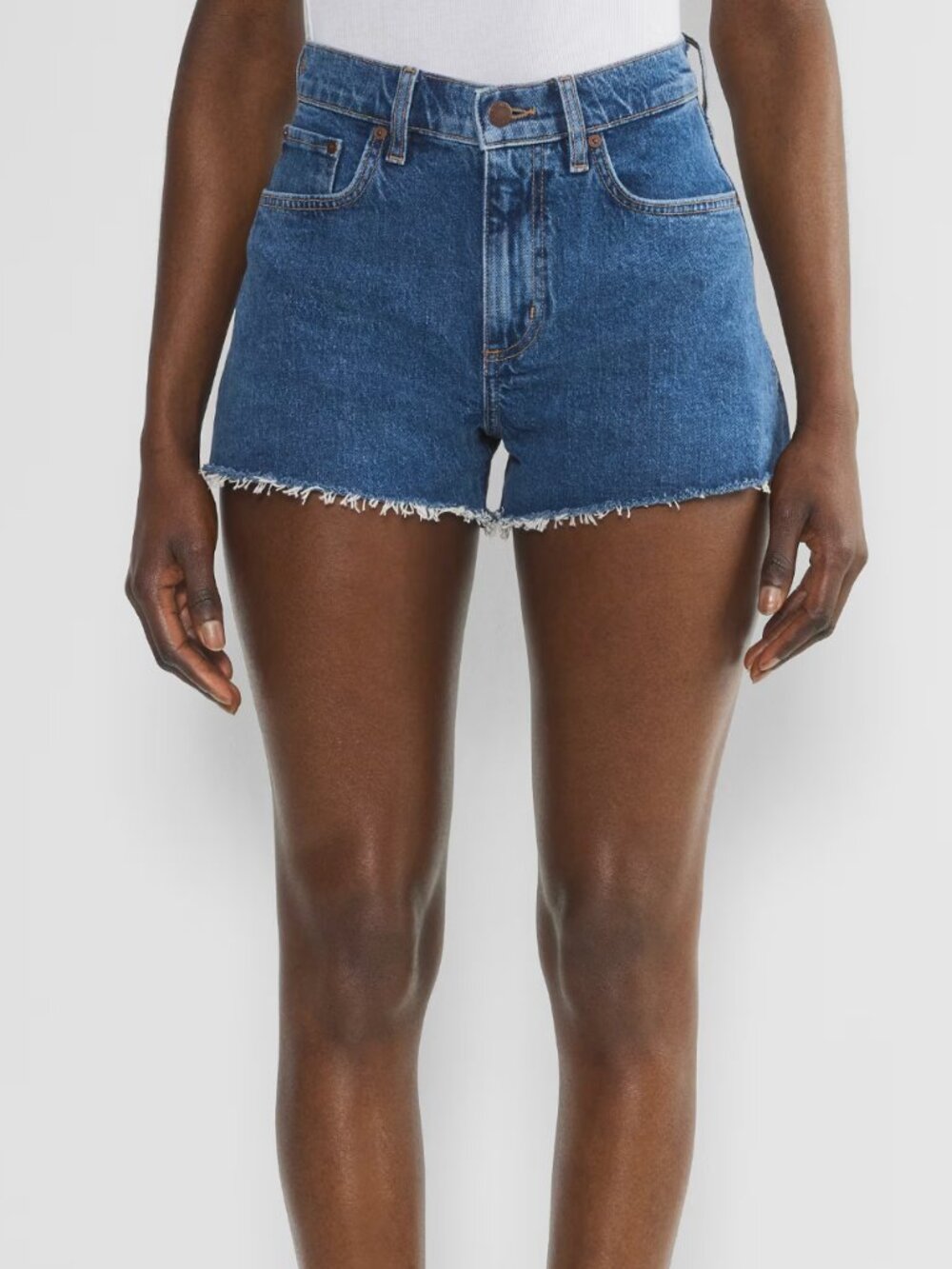 Denim Forum JODIE CURVE-FIT HI-RISE MINI from Aritzia - Picture 2 of 6